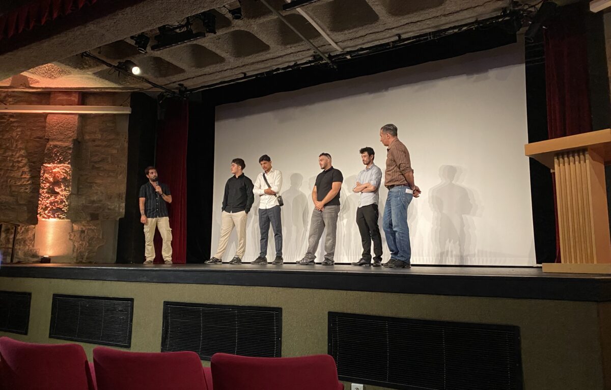 Une partie de l'équipe du film de Rachid Bekhaled  &copy; Hélène Loget
