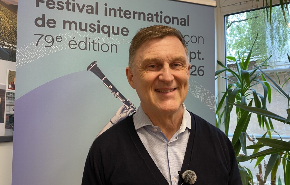 Jean-Michel Mathé, directeur du festival international de musique de Besançon &copy; Hélène Loget
