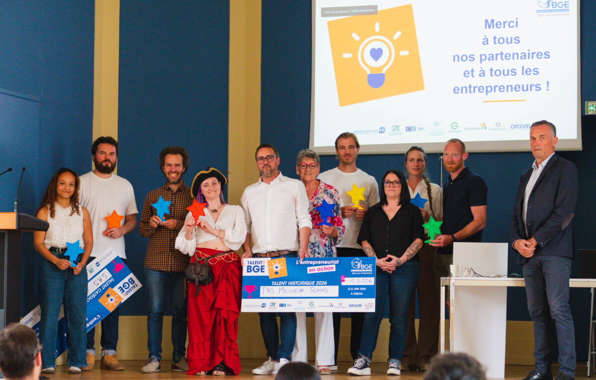 Les entrepreneurs récompensés lors des Talents BGE 2026. &copy;