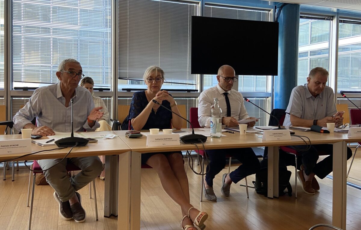 Patrick Ayache, Catherine Barthelet, Ludovic Fagaut et Pascal Routhier. &copy; Élodie R.