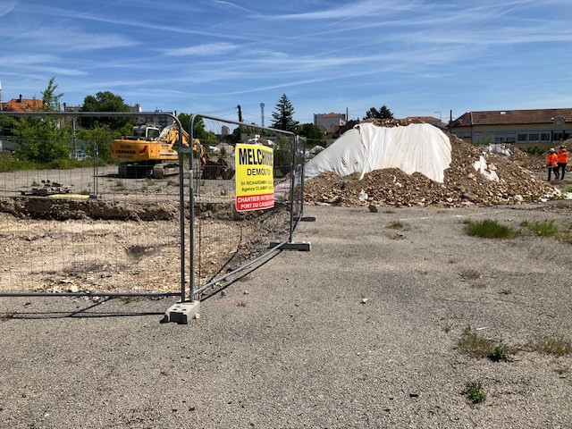 Site de l'ancienne entreprise Pomona à Besançon rue de la Rotonde &copy; Hélène Loget