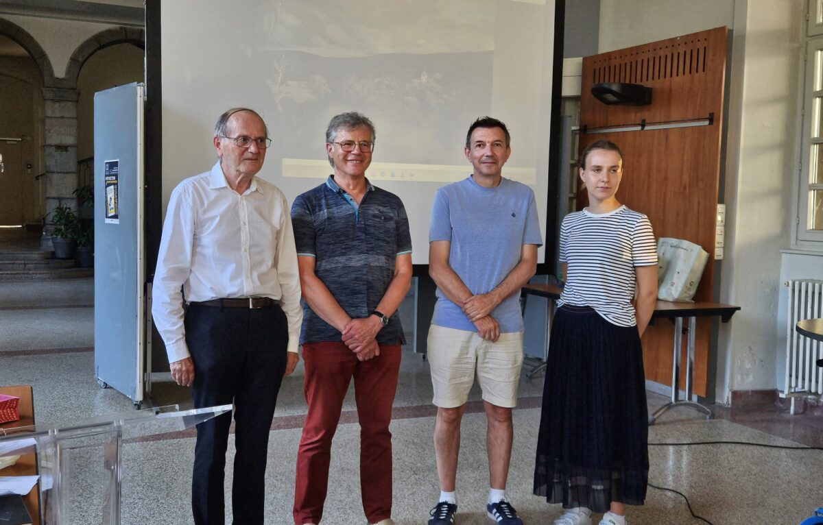 Philippe Miroudot, 1er prix adulte, Jean Claude Bloch, 3ème prix adulte, Dominique Robbe, 2ème prix adulte et Alice Roose, 1er prix junior . &copy; Bernadette Cordier