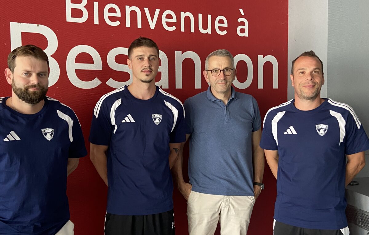 Mickaël Cordier, Tanguy Thomas, Christophe Vichot et Christophe Viennet.  &copy; Élodie R.