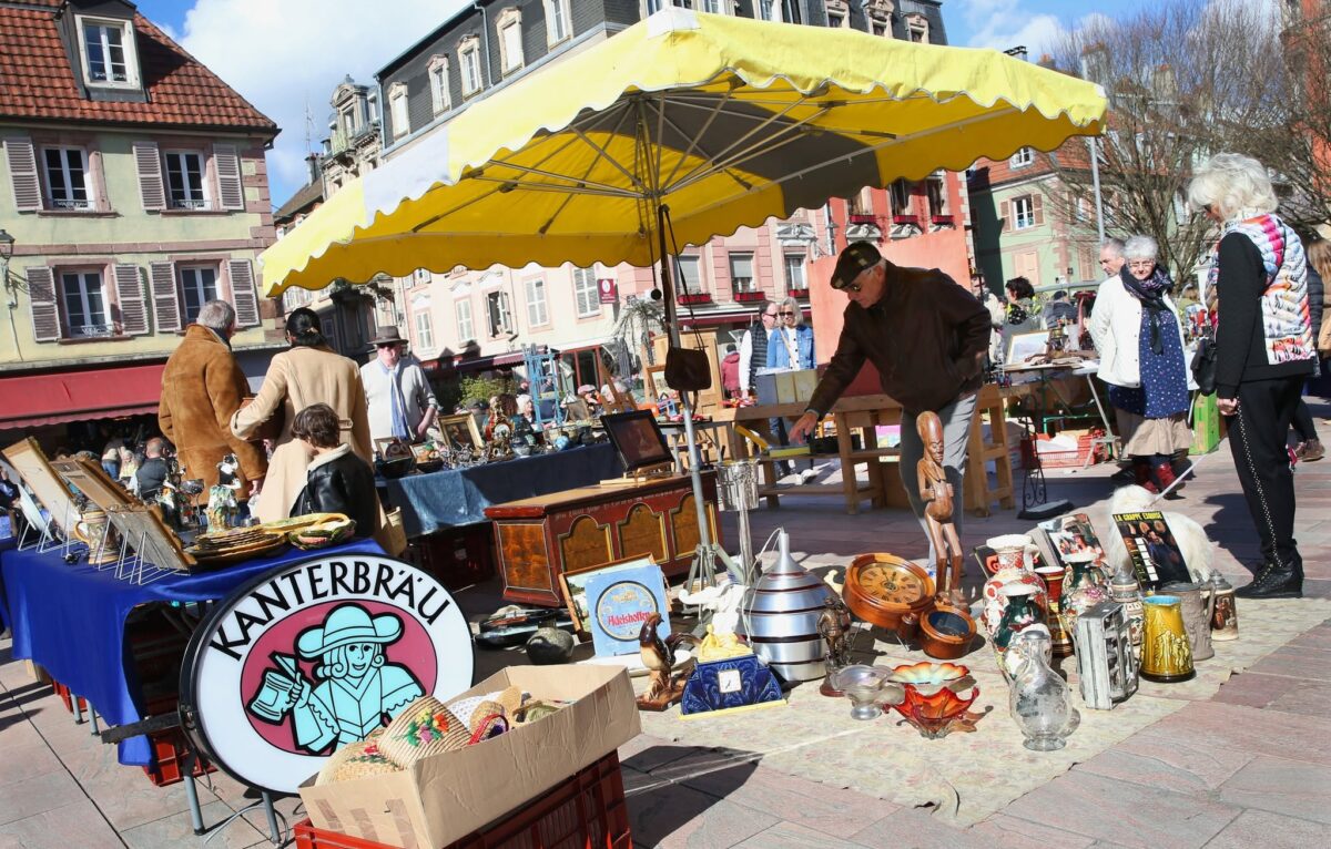 Retour du Marché aux puces dans le quartier de la Vieille Ville. &copy; Facebook Ville de Belfort