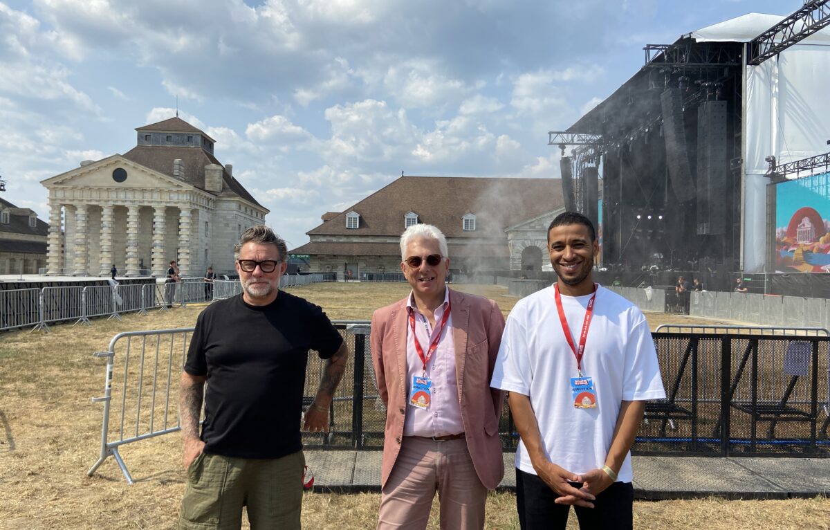 Christian Allex, Hubert Tassy et Hamid Asseila.  &copy; Élodie R.