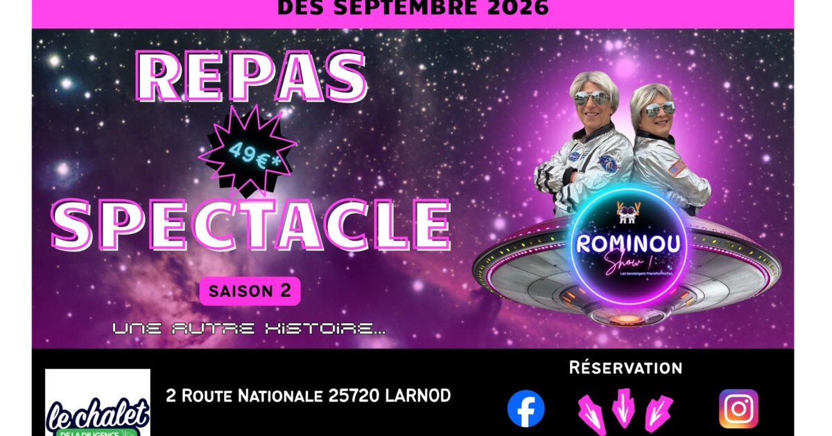 Jeu concours : Gagnez un repas-spectacle pour assister au Rominou Show ! • macommune.info