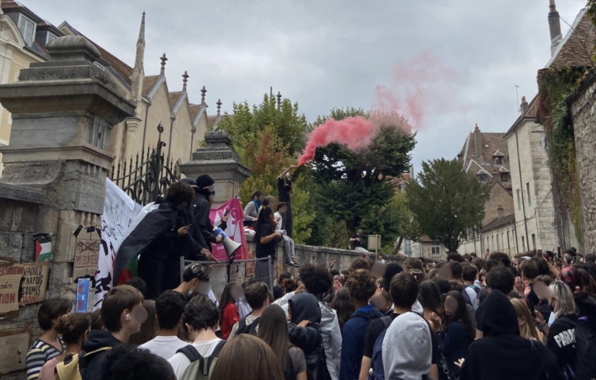 Jeudi 1er octobre 2026 au lycée Pasteur à Besançon. &copy; Alexane Alfaro