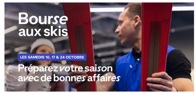 Bourse aux skis 2026 &copy; Decathlon