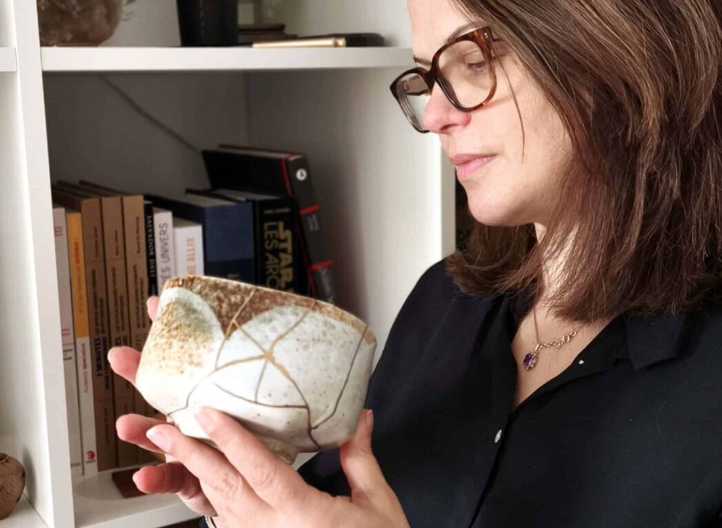 Céline Girard, Atelier Yumi Kintsugi à Besançon. &copy; DR